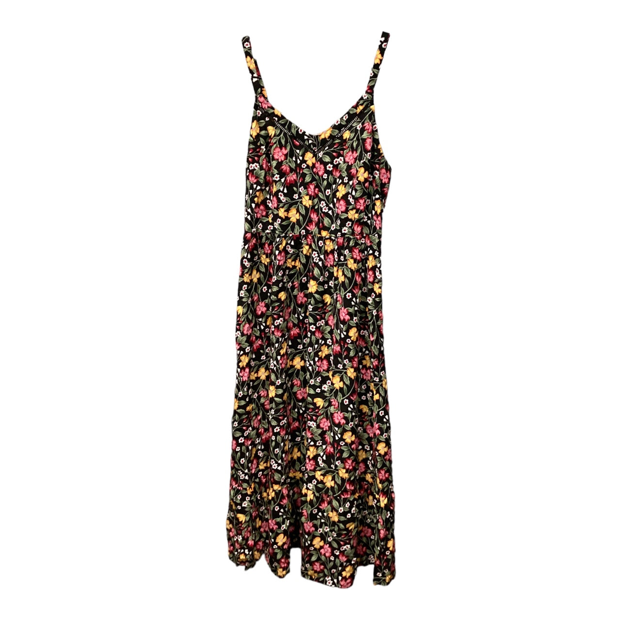 Dress Casual Midi By Old Navy In Floral Print, Size: S