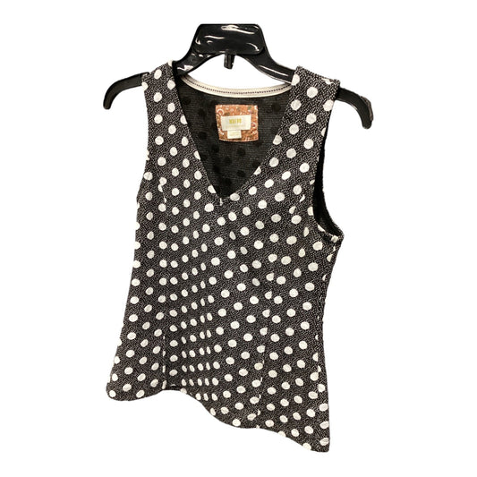 Top Sleeveless By Maeve In Polkadot Pattern, Size: Xs