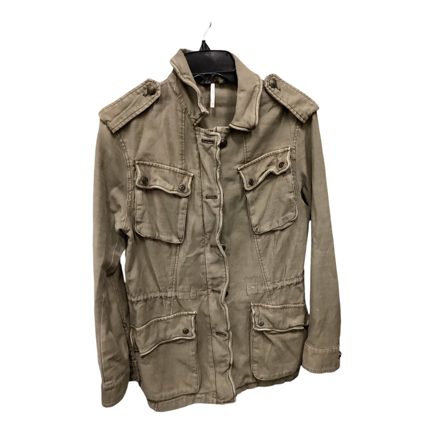 Jacket Utility By Free People In Green, Size: Xs