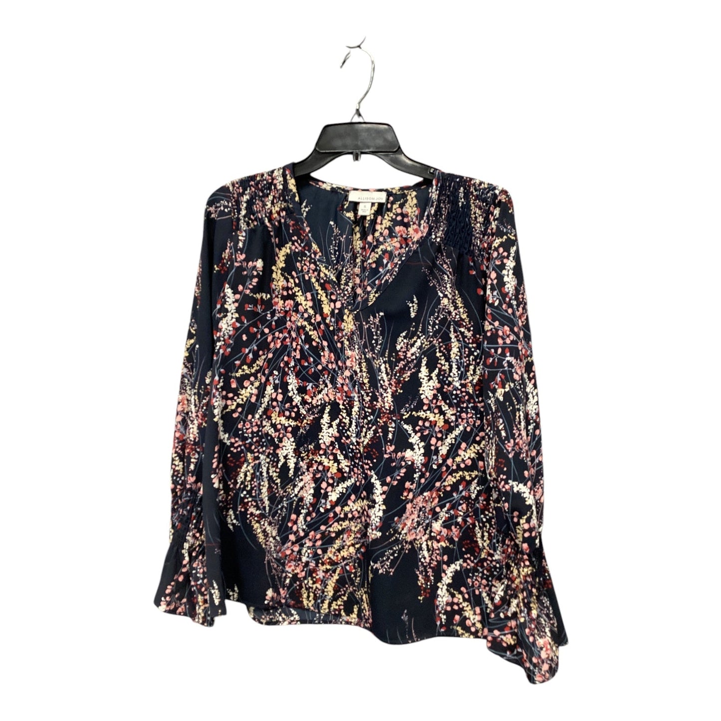 Top Long Sleeve By Allison Joy In Flowered, Size: S