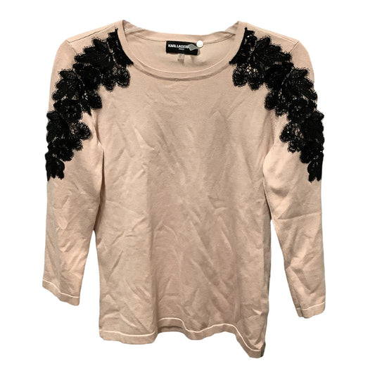 Top Long Sleeve Designer By Karl Lagerfeld  Size: Xs