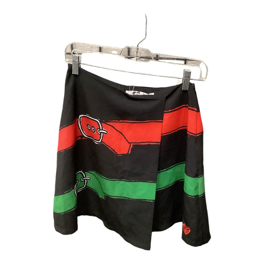 Skirt Mini & Short By Desigual In Black & Red, Size: S