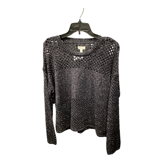 Sweater By Pilcro In Black & Silver, Size: S