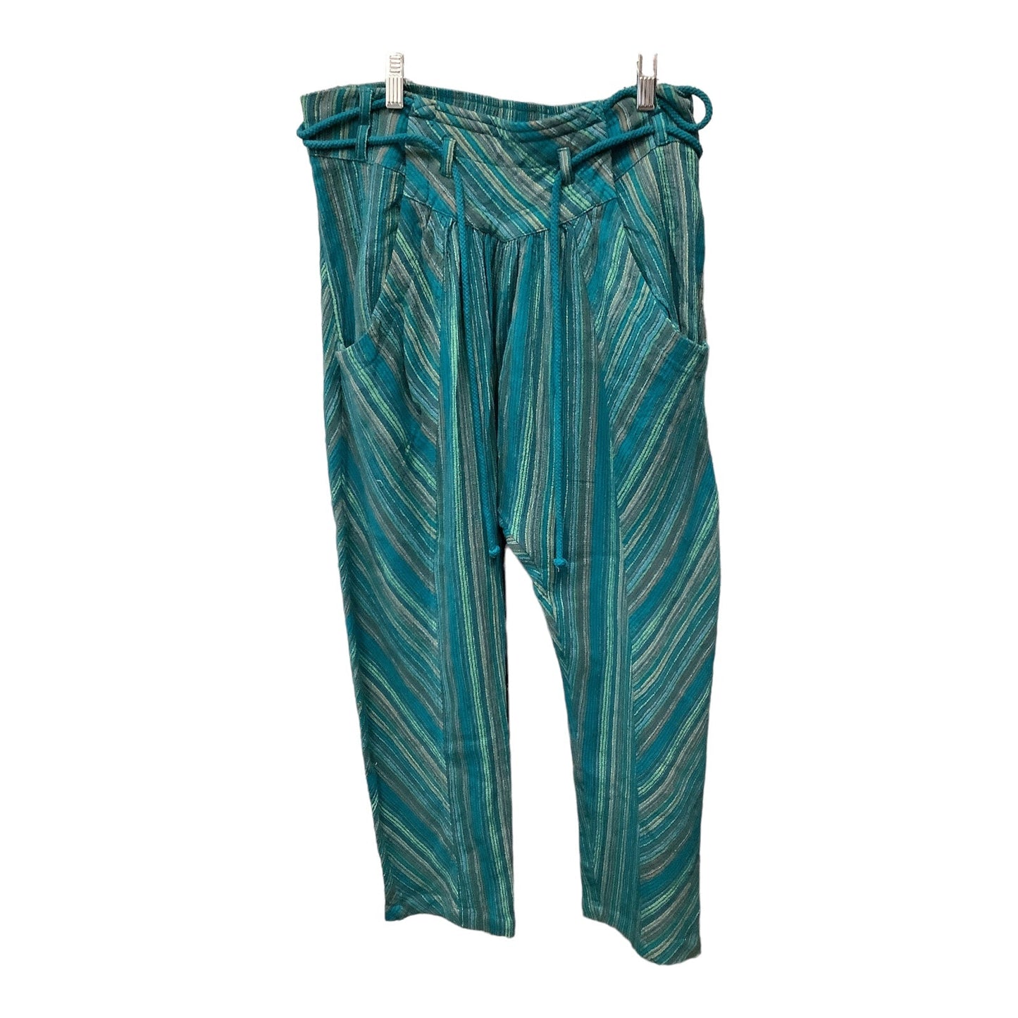 Blue & Green Pants Lounge Free People, Size S