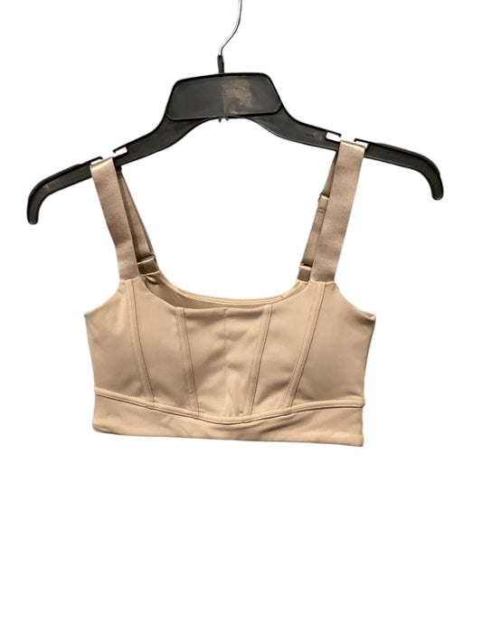 Athletic Bra By Clothes Mentor In Tan, Size: Xs