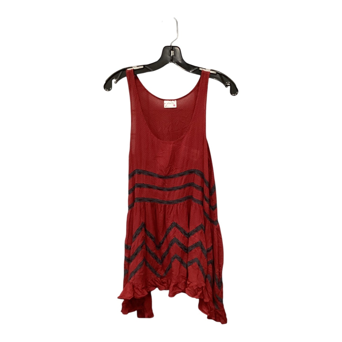 Tunic Sleeveless By Free People In Red, Size: Xs