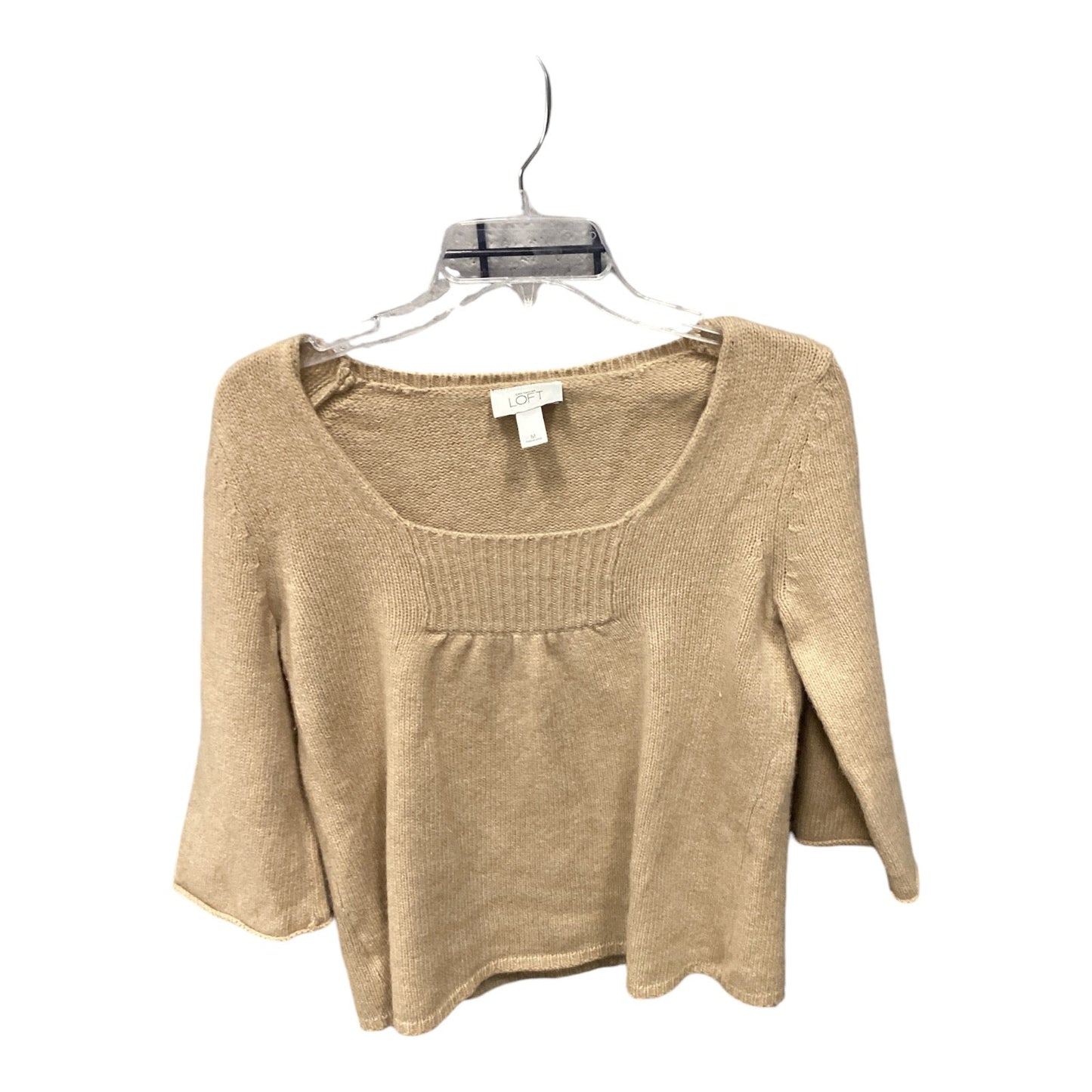 Sweater Cashmere By Loft In Brown, Size: M