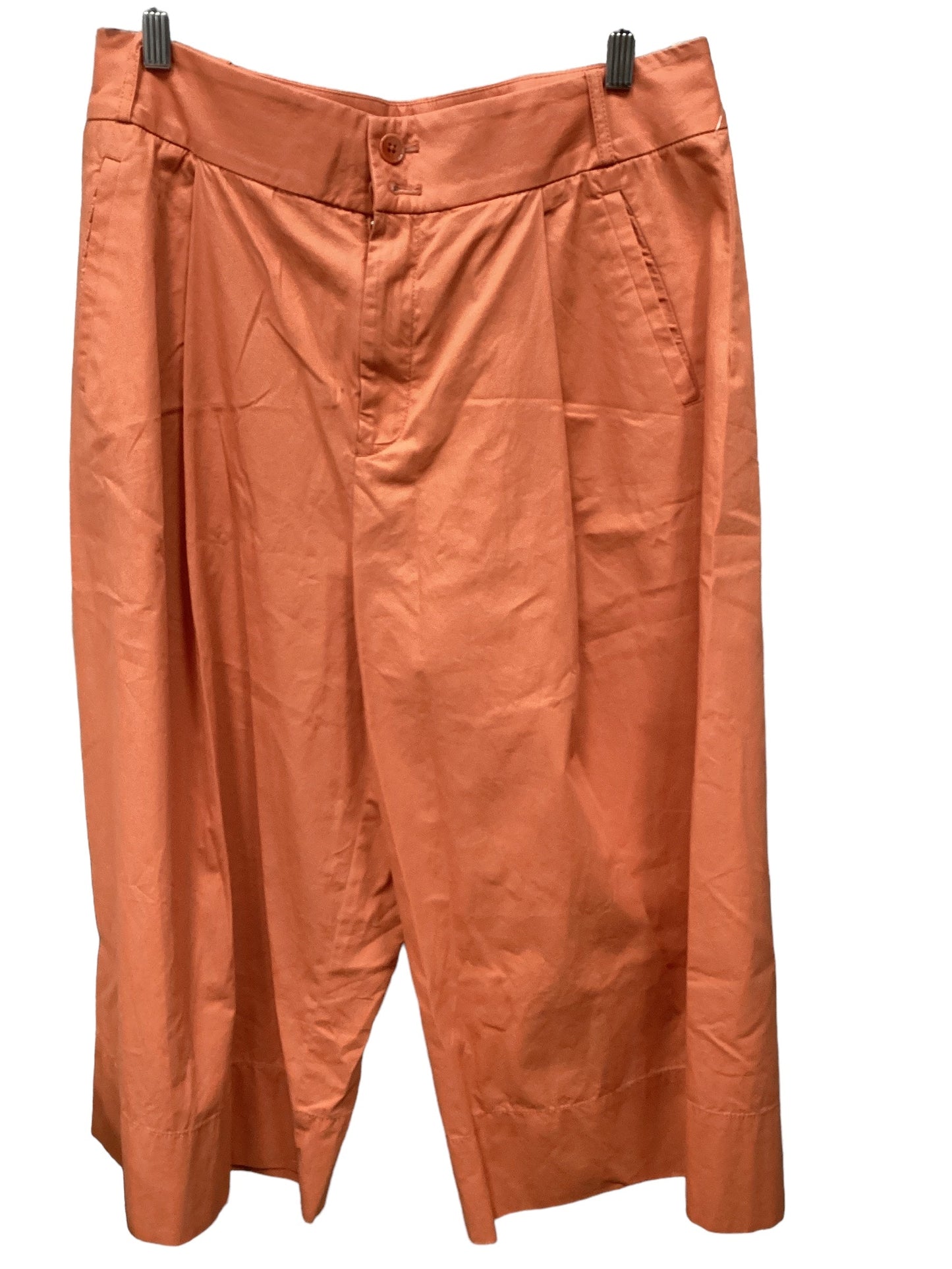 Pants Cropped By Anthropologie In Orange, Size: 12