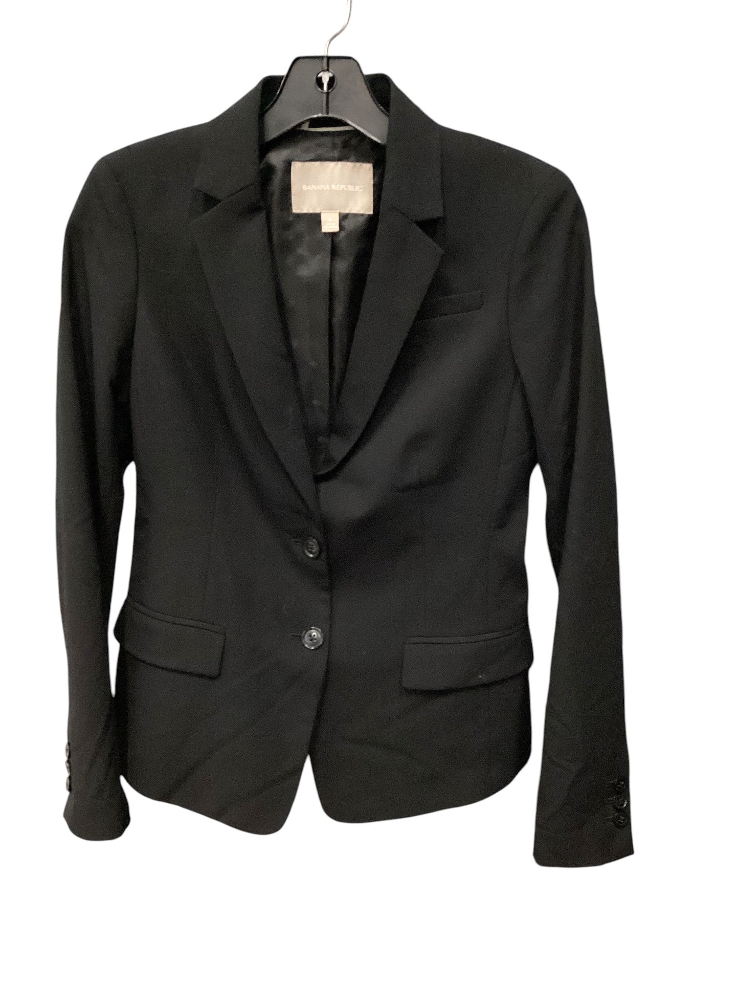 Blazer By Banana Republic In Black, Size: 2