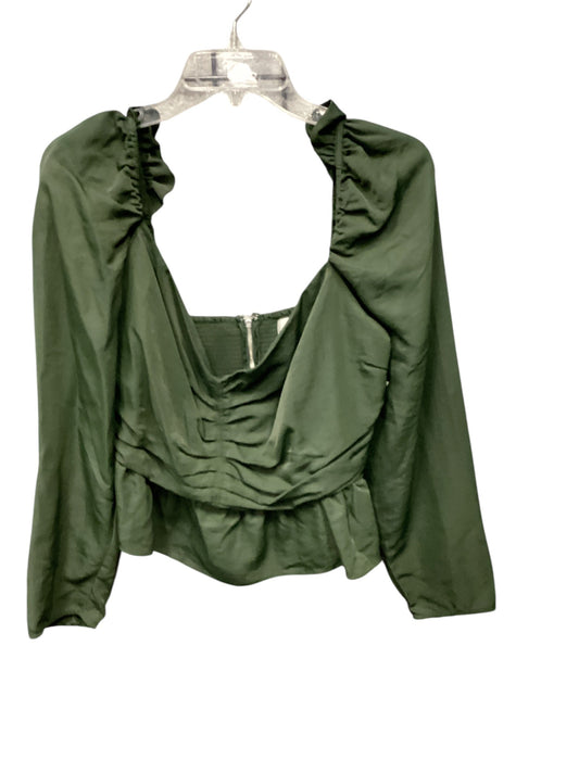 Top Long Sleeve By Wilfred In Green, Size: Xl