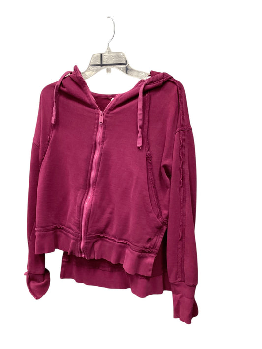 Athletic Sweatshirt Hoodie By Free People In Purple, Size: Xs