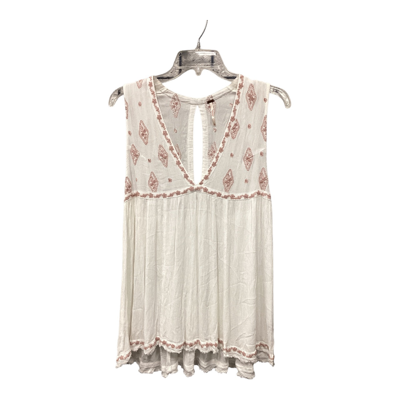 Top Sleeveless By Free People In White, Size: S