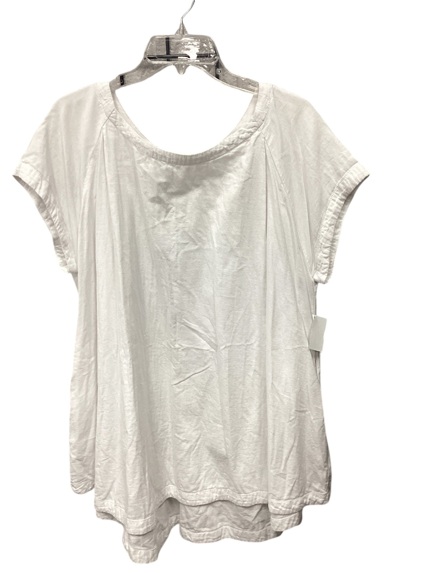 Tunic Short Sleeve By Free People In White, Size: M