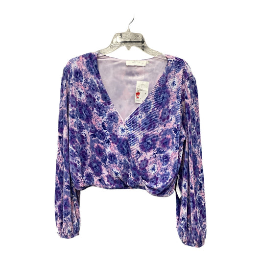 Top Long Sleeve By Astr The Label In Tie Dye Print, Size: M