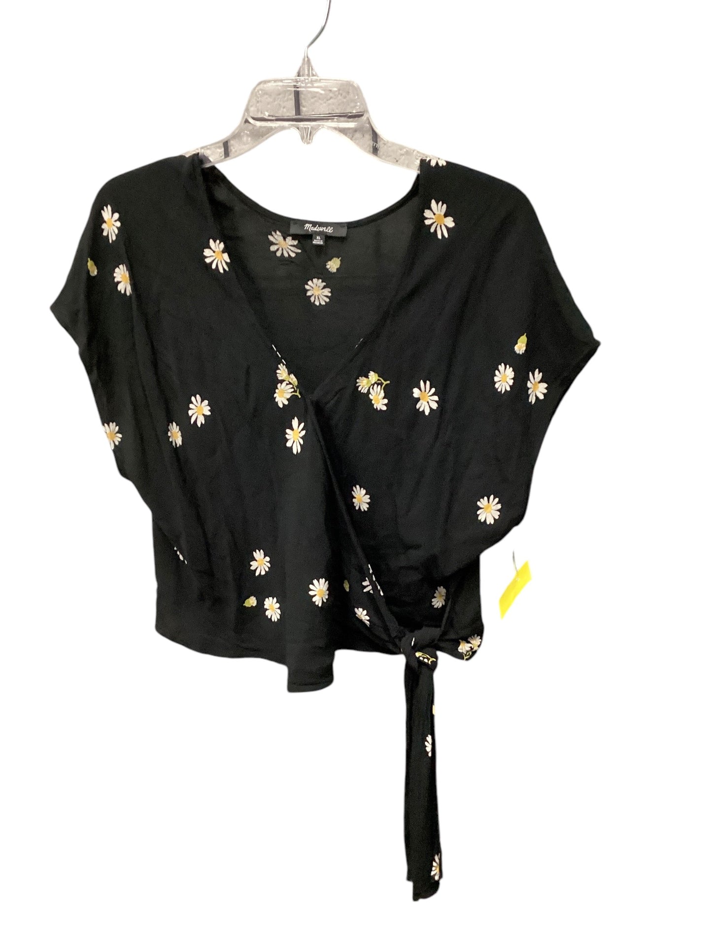 Top Short Sleeve By Madewell In Black, Size: Xl