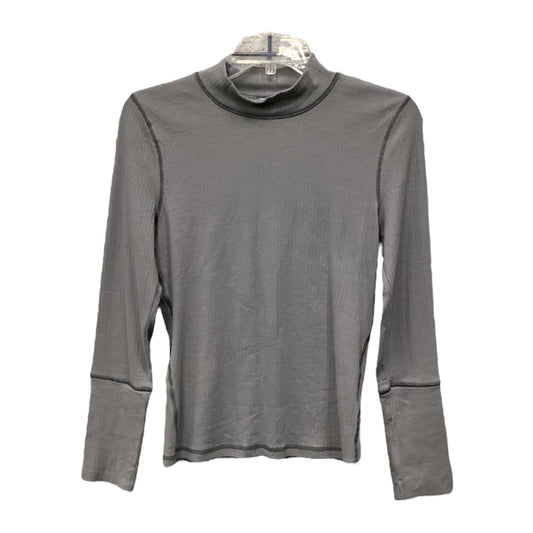 Top Long Sleeve Basic By Free People In Grey, Size: L