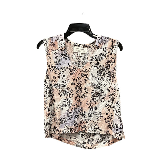 Top Sleeveless By Cloth & Stone In Animal Print, Size: Xsp