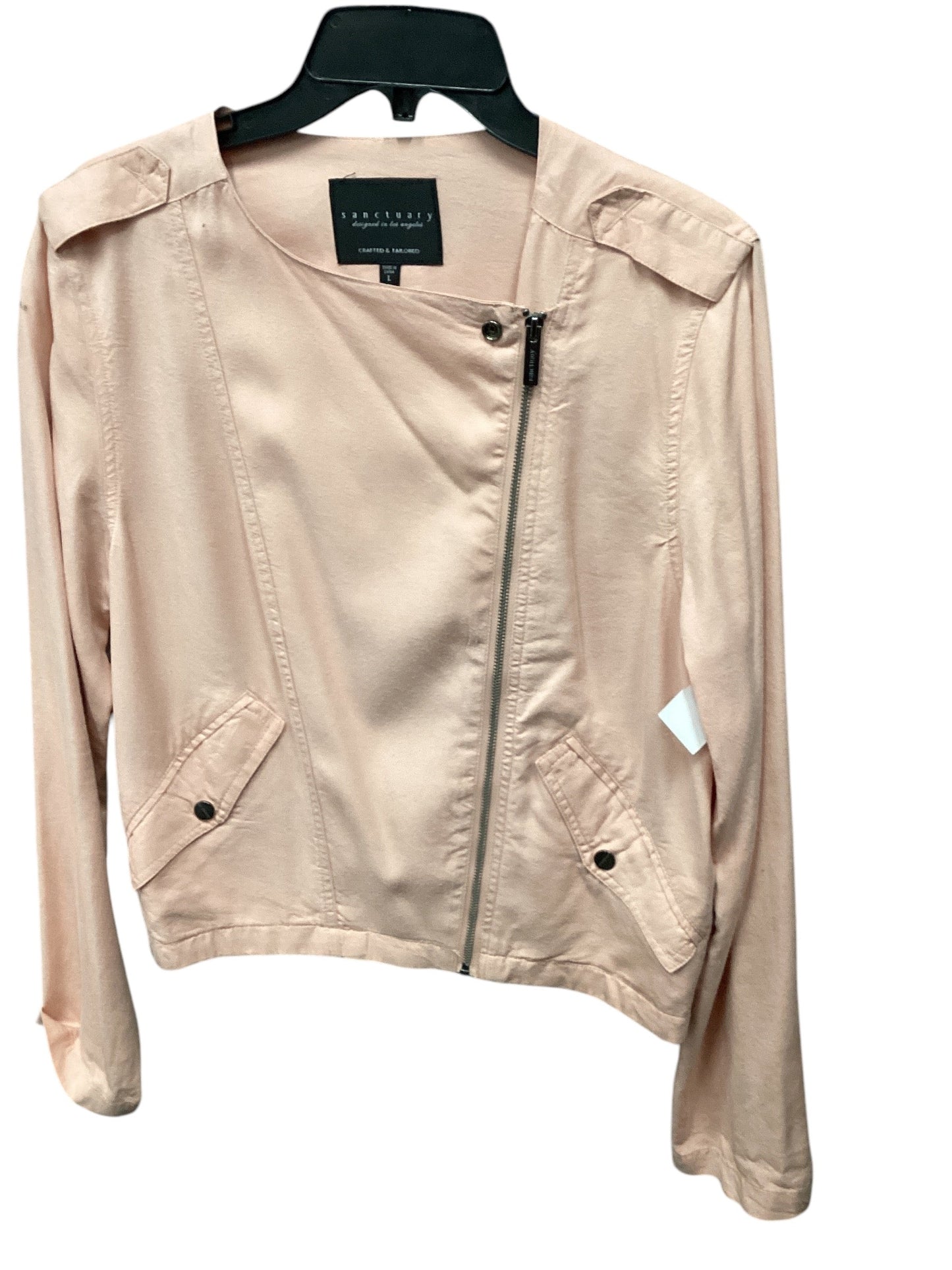 Jacket Shirt By Sanctuary In Pink, Size: L