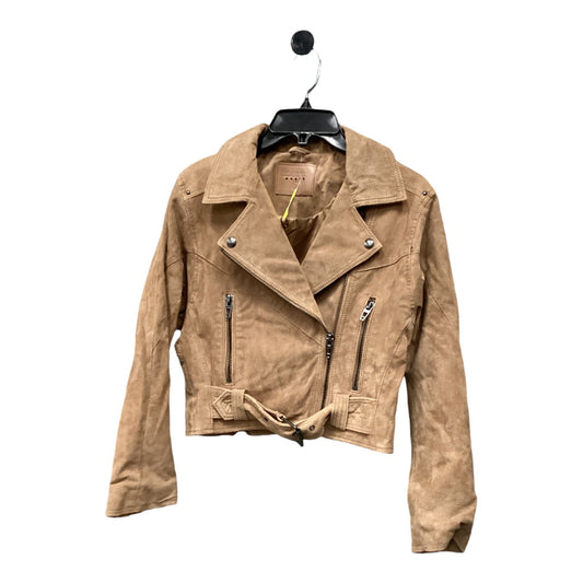 Jacket Moto Leather By Blanknyc In Brown, Size: Xs