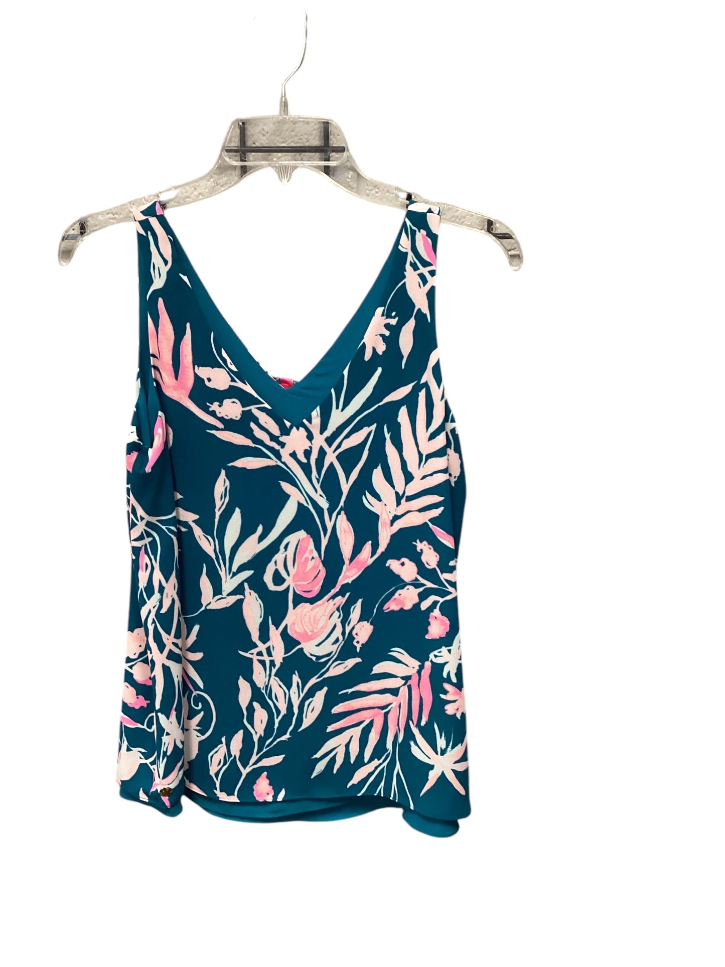 Top Sleeveless By Lilly Pulitzer In Floral Print, Size: Xs