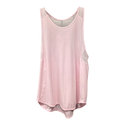 Athletic Tank Top By Lululemon In Pink, Size: S