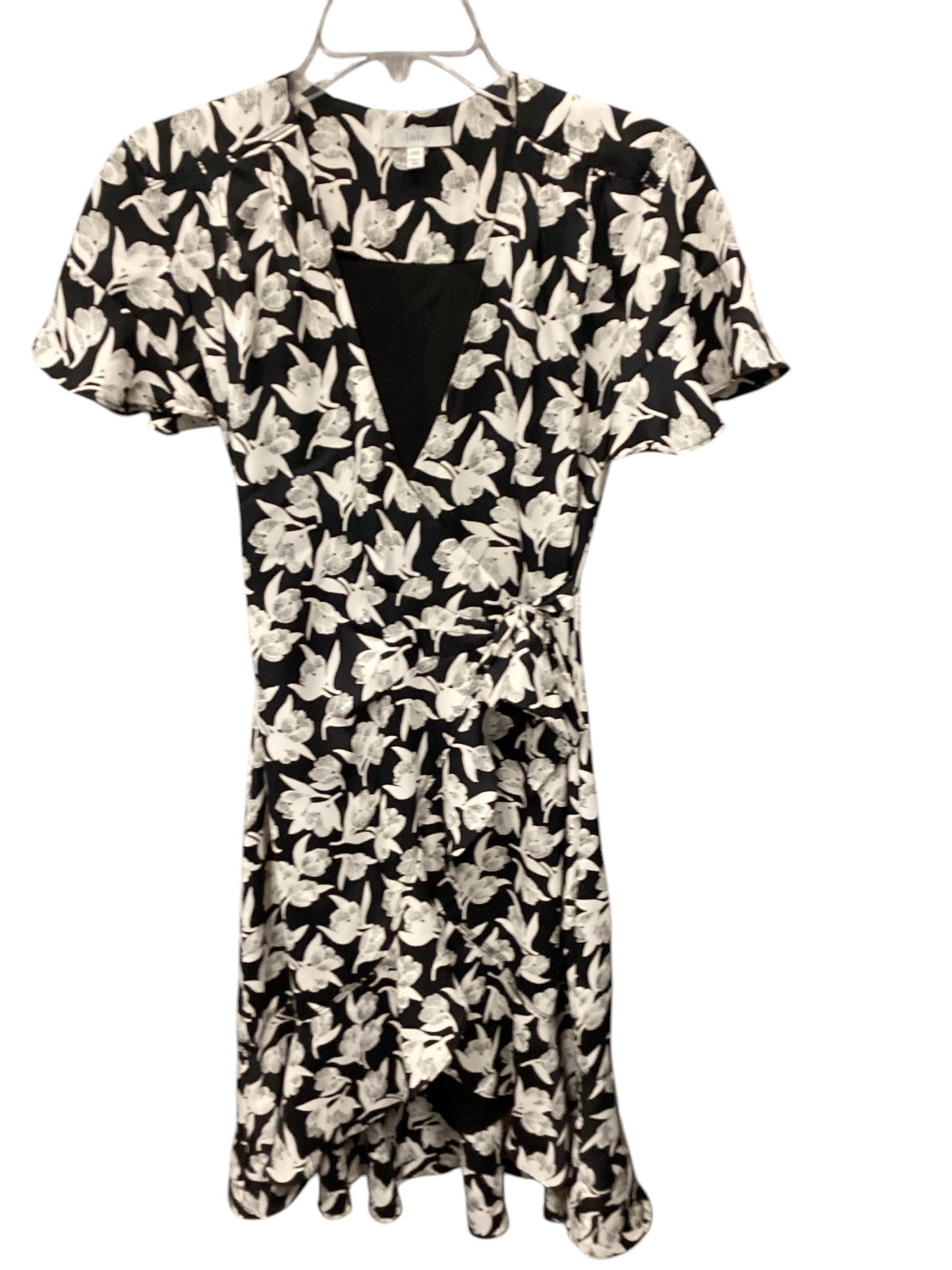 Dress Casual Midi By Joie In Black & White, Size: Xxs