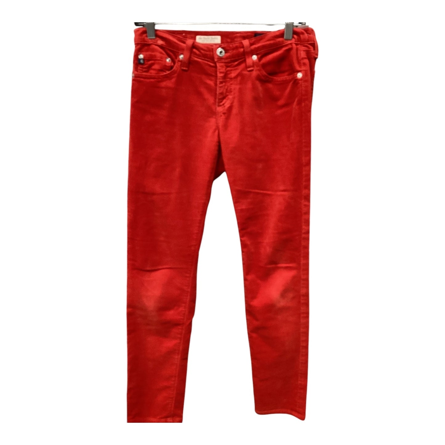 Pants Corduroy By Adriano Goldschmied In Red, Size: 2