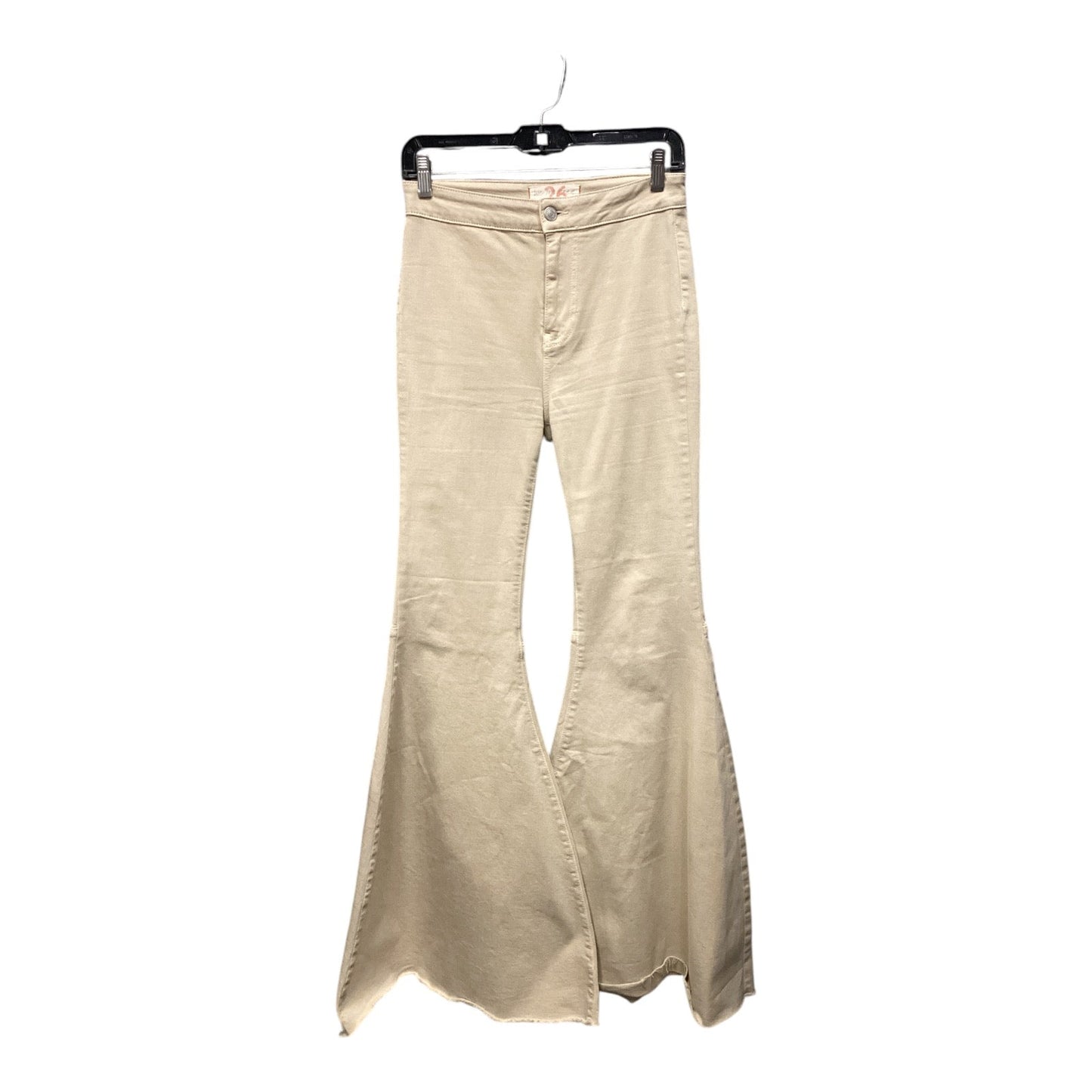 Jeans Wide Leg By We The Free In Beige, Size: 2