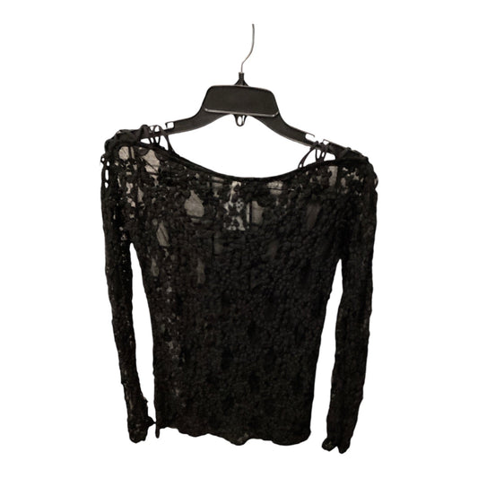 Top Long Sleeve By Free People In Black, Size: L