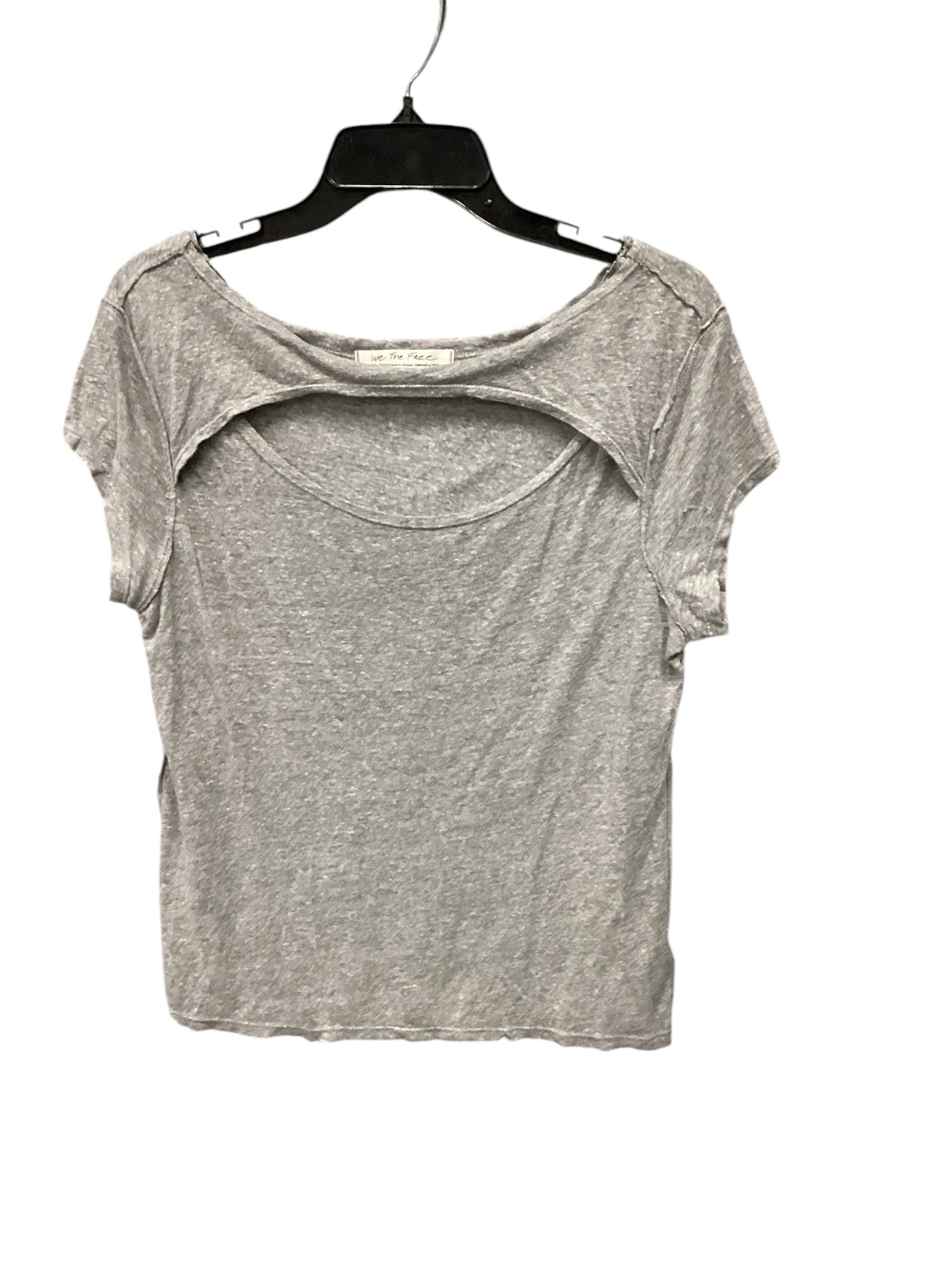 Top Short Sleeve By We The Free In Grey, Size: Xs