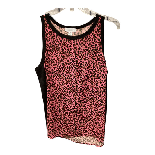 Top Sleeveless By Allison Joy In Animal Print, Size: M