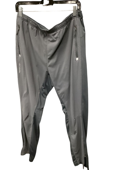 Athletic Pants By Columbia In Grey, Size: L