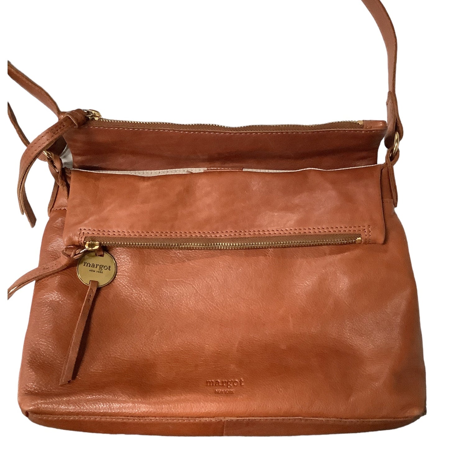 Handbag Leather By Margot  Size: Medium