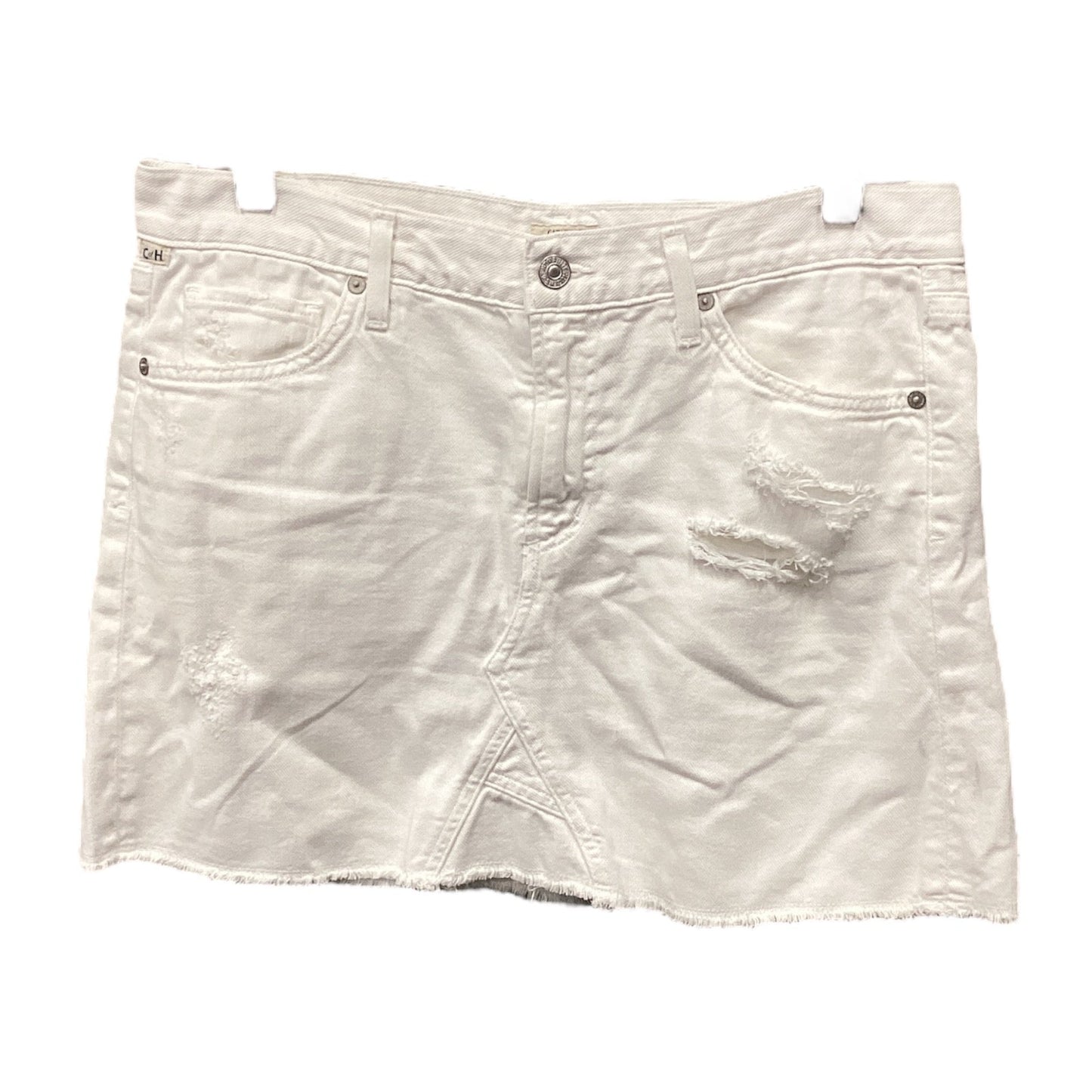 Skirt Mini & Short By Citizens Of Humanity In White, Size: 8