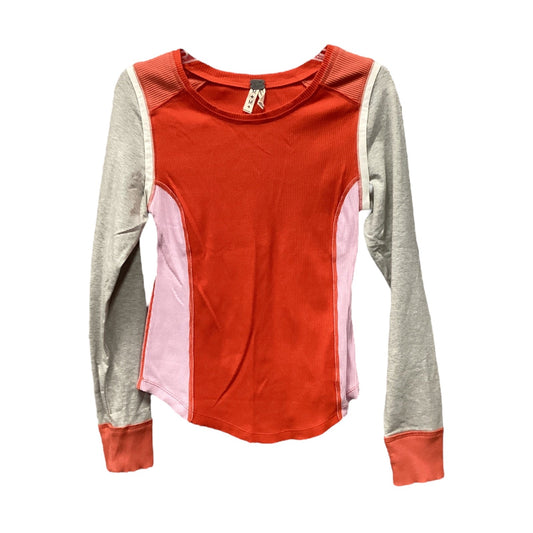 Top Long Sleeve By We The Free In Multi-colored, Size: M