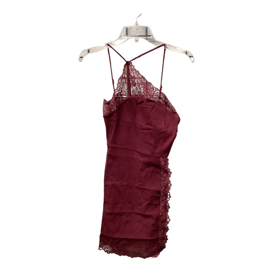 Dress Casual Short By Free People In Maroon, Size: Xs