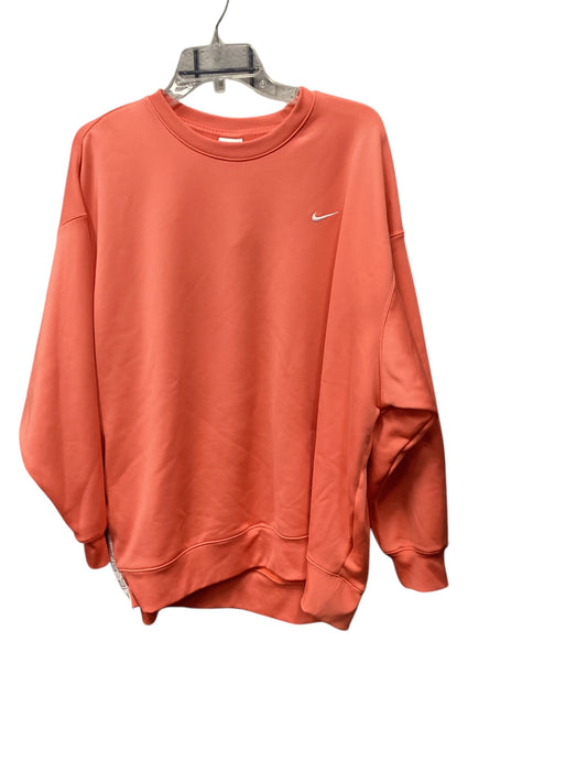 Sweatshirt Crewneck By Nike In Coral, Size: Xl