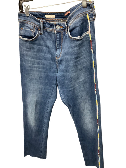 Jeans Straight By Pilcro In Multi-colored, Size: 6