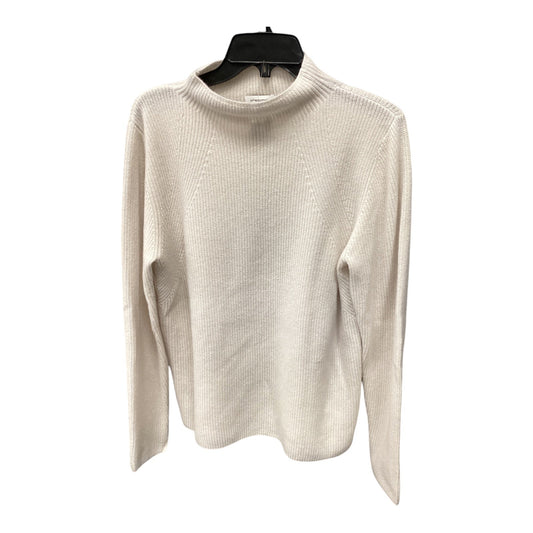 Sweater By Nordstrom In Ivory, Size: L