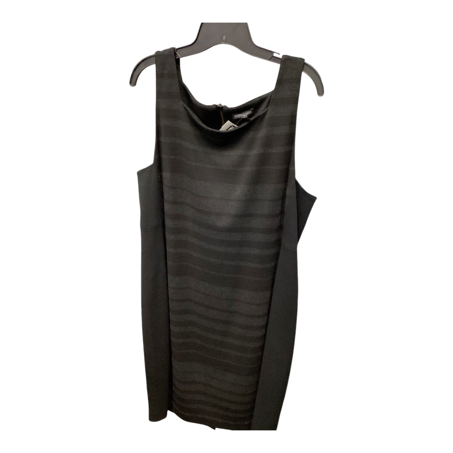 Dress Work By Eileen Fisher In Black & Grey, Size: 16