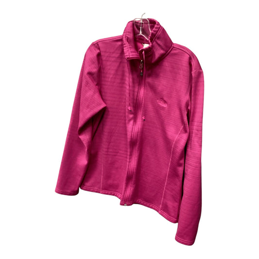 Athletic Jacket By The North Face In Pink, Size: L