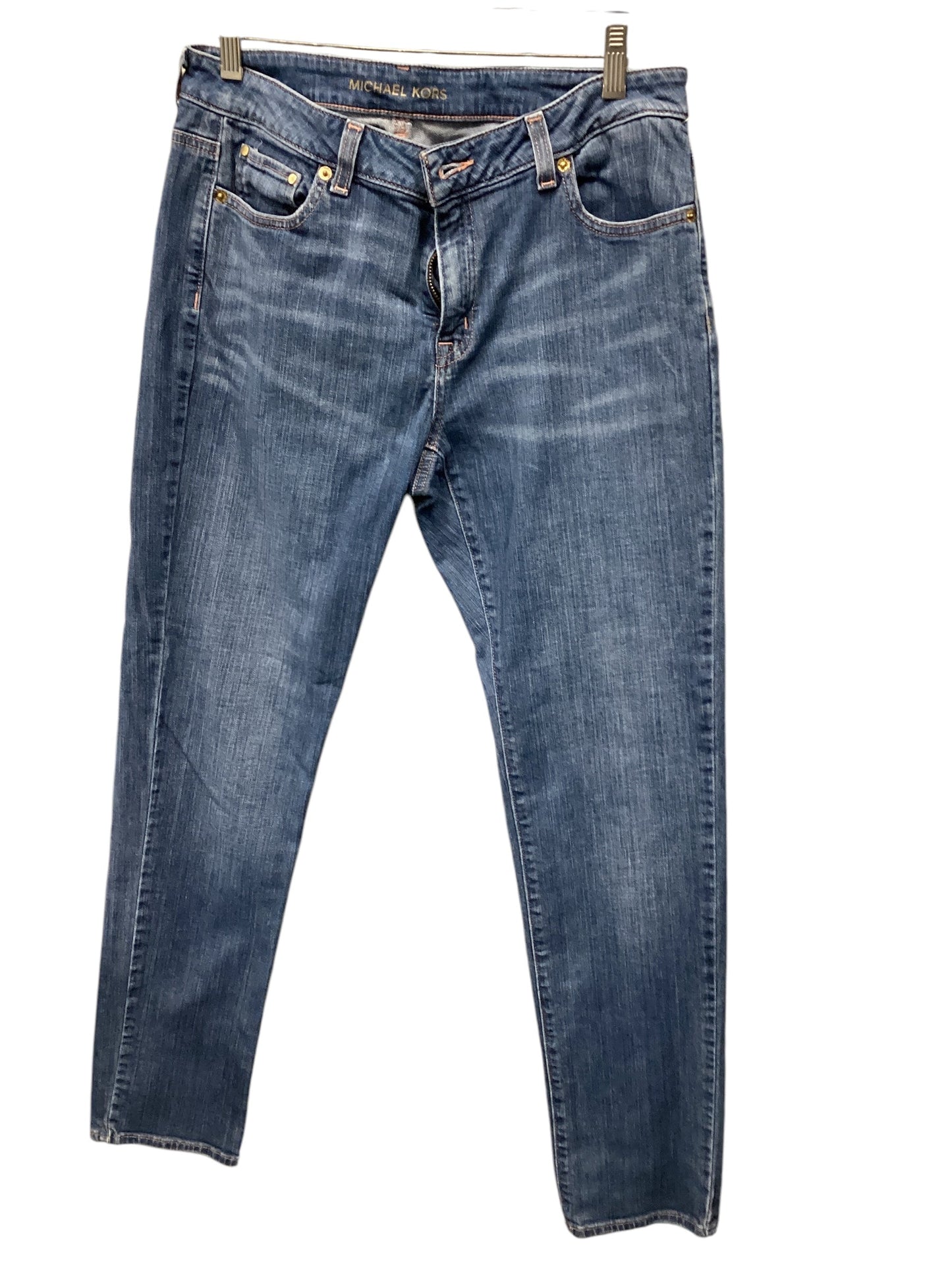 Jeans Skinny By Michael Kors In Blue, Size: 8