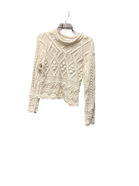 Sweater By Clothes Mentor In Cream, Size: Xs