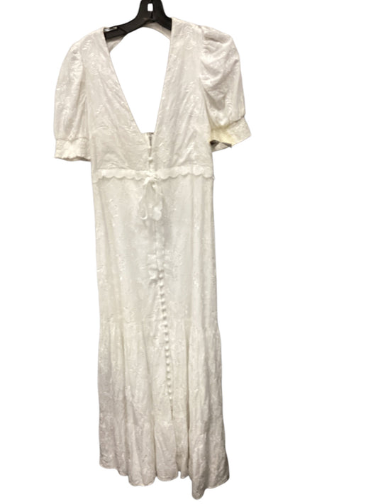 Dress Casual Maxi By Alice + Olivia In White, Size: 8