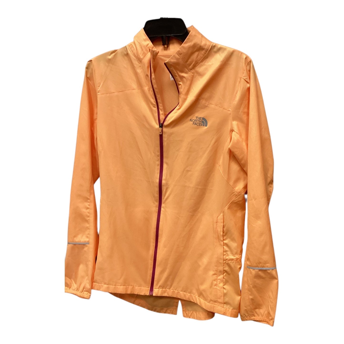 Jacket Windbreaker By The North Face In Orange, Size: M