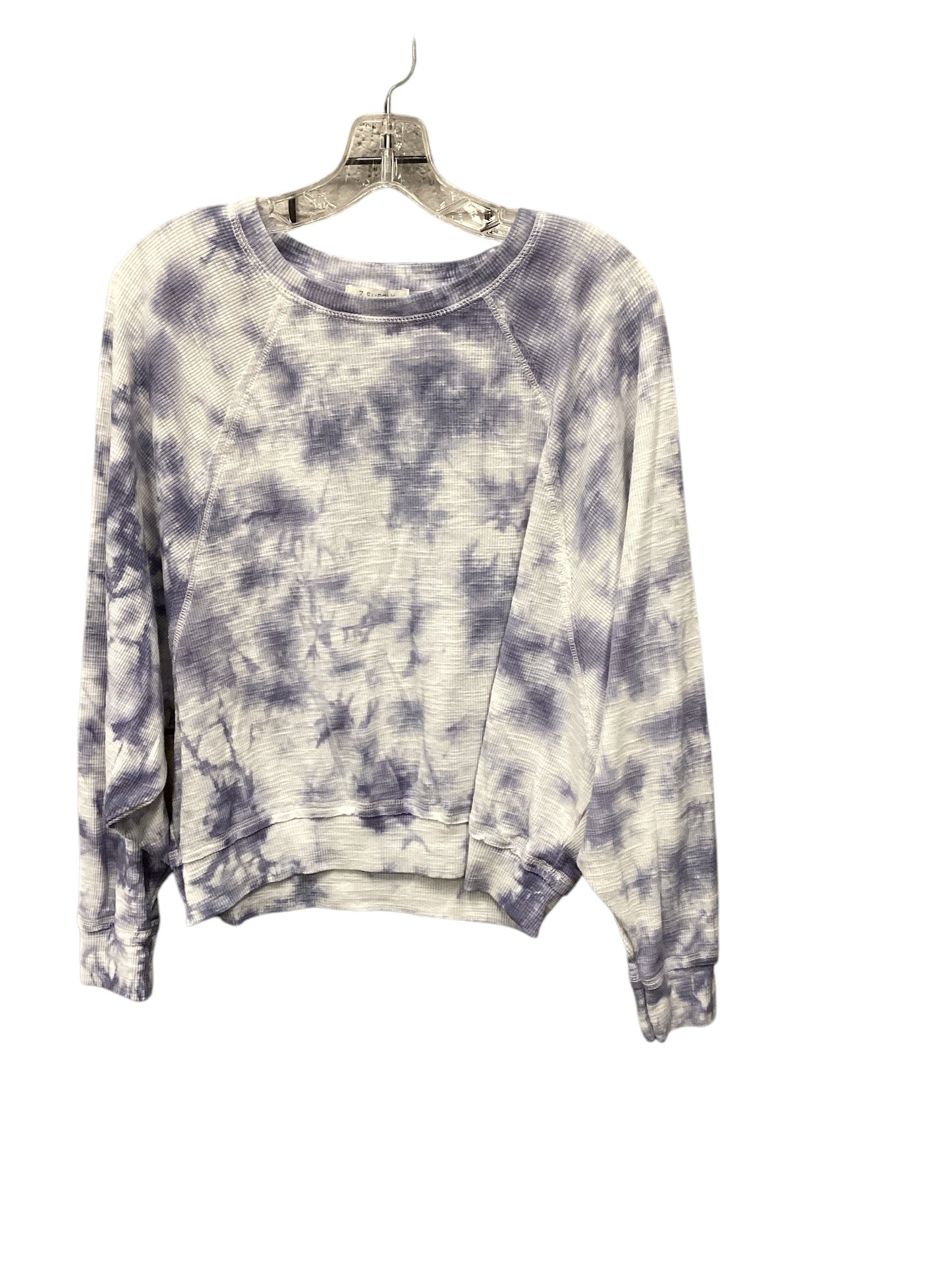 Top Long Sleeve By Z Supply In Tie Dye Print, Size: Xs