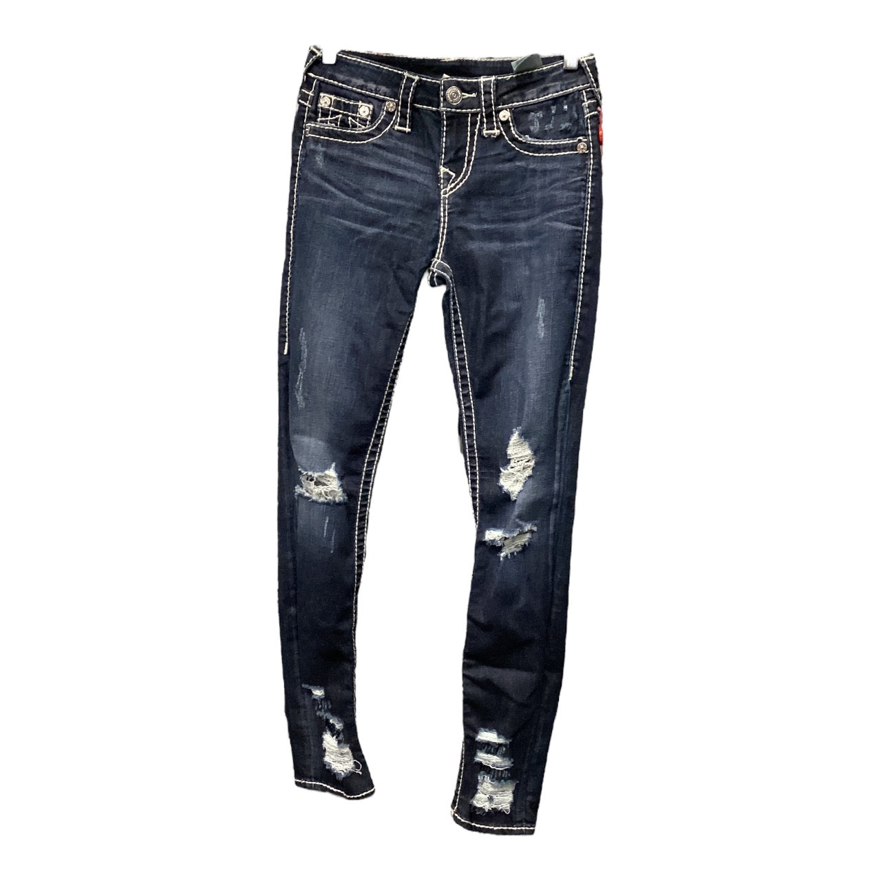 Jeans Skinny By True Religion In Blue Denim, Size: 2