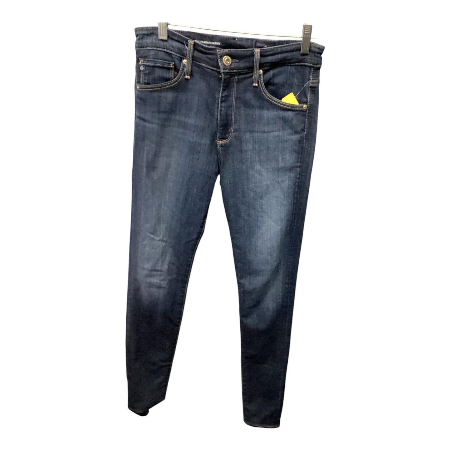 Jeans Skinny By Adriano Goldschmied In Blue Denim, Size: 2