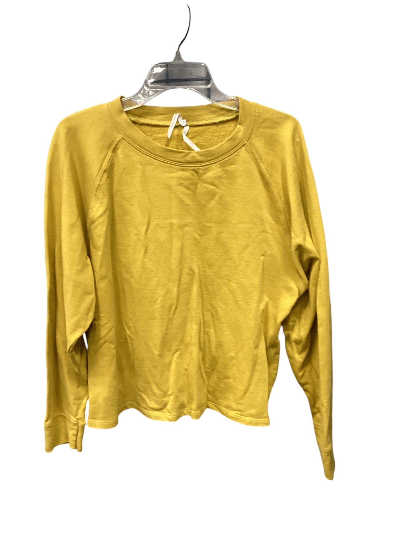 Sweater By Anthropologie In Yellow, Size: L