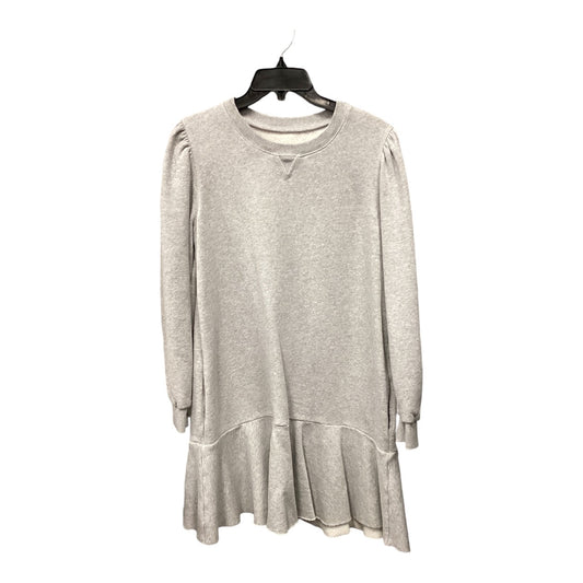 Dress Sweater By Rebecca Taylor In Grey, Size: L